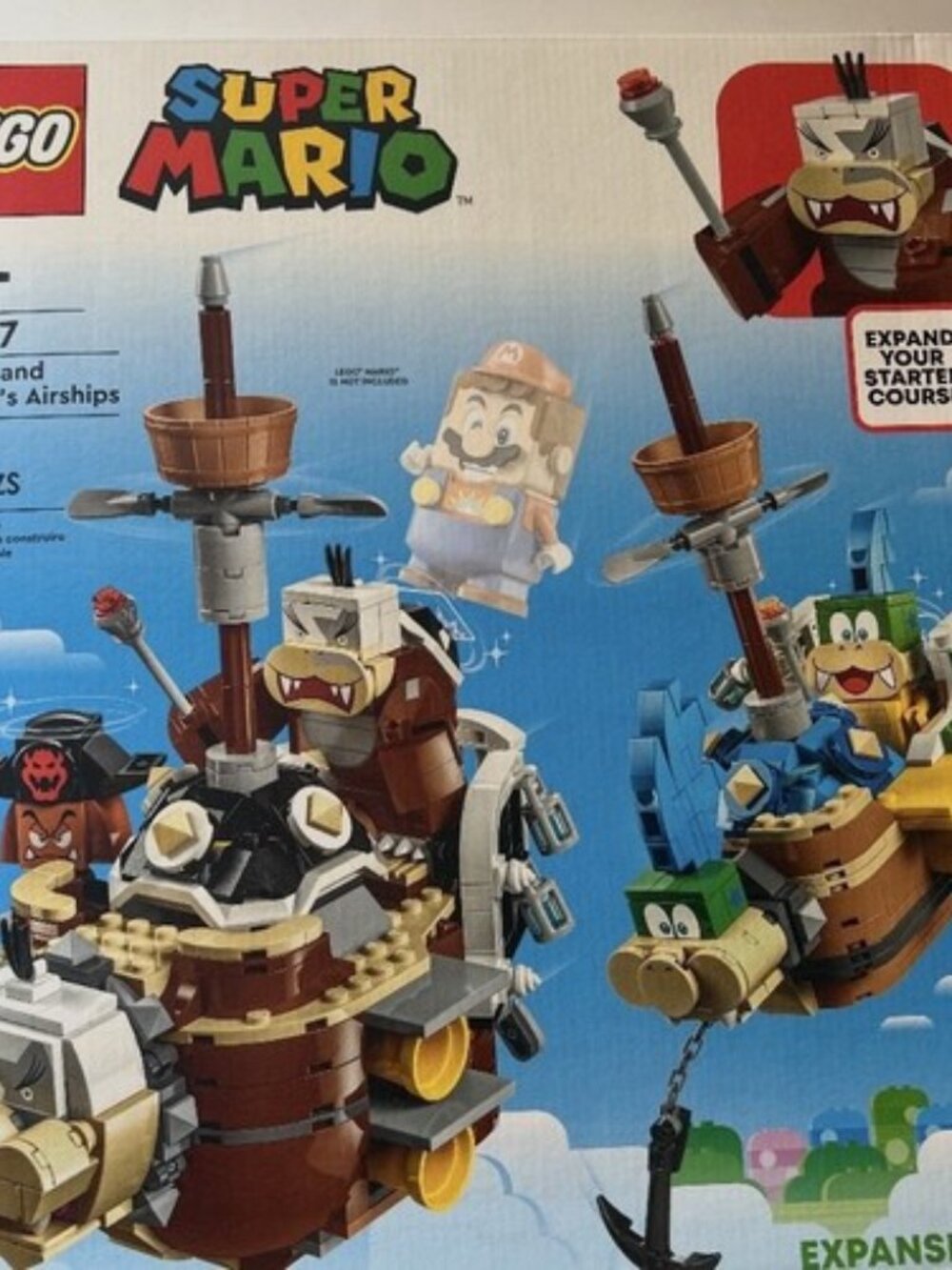 LEGO 71427 Super Mario Larry and Morton Airships Expansion Set New Retired